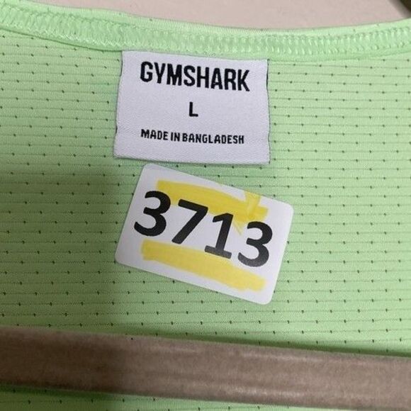 NWOT Gymshark Green Performance Training Tank Top Men Size Large - Picture 2 of 9